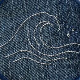 Coastal Mood Embroidered Coaster Set